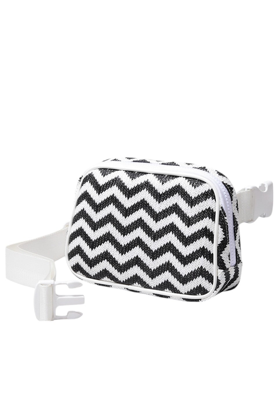 Chevron Pattern Straw Sling Bag features a meticulously woven design that highlights its unique chevron motif. Made from high-quality straw, this bag offers durability and a lightweight feel, perfect for hands-free convenience. Its adjustable sling strap ensures a comfortable fit, while the secure closure protects your belongings. Ideal for both casual and stylish occasions, this bag combines expert craftsmanship with timeless appeal.