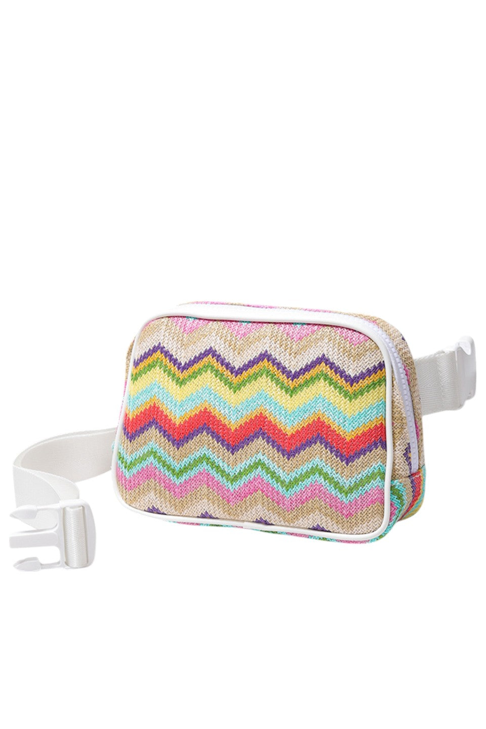 Chevron Pattern Straw Sling Bag features a meticulously woven design that highlights its unique chevron motif. Made from high-quality straw, this bag offers durability and a lightweight feel, perfect for hands-free convenience. Its adjustable sling strap ensures a comfortable fit, while the secure closure protects your belongings. Ideal for both casual and stylish occasions, this bag combines expert craftsmanship with timeless appeal.