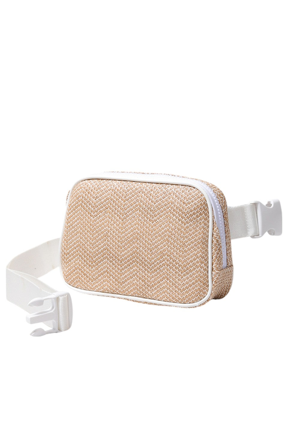Chevron Pattern Straw Sling Bag features a meticulously woven design that highlights its unique chevron motif. Made from high-quality straw, this bag offers durability and a lightweight feel, perfect for hands-free convenience. Its adjustable sling strap ensures a comfortable fit, while the secure closure protects your belongings. Ideal for both casual and stylish occasions, this bag combines expert craftsmanship with timeless appeal.