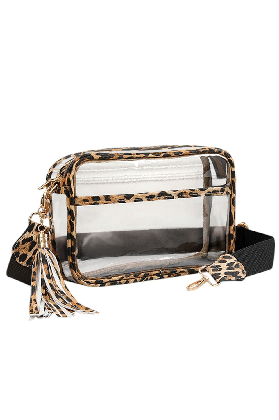 Clear PU Cross Body Camera Bag offers a sleek, transparent design crafted from durable polyurethane, providing both style and protection for your camera gear. Its crossbody strap ensures comfortable, hands-free carrying, while the clear material allows quick visibility of contents for easy access. Ideal for photographers seeking a practical yet modern solution to transport and safeguard their equipment.