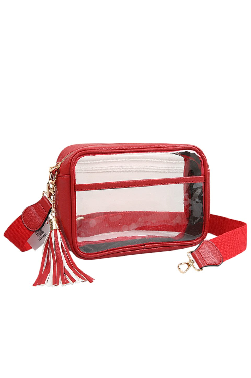Clear PU Cross Body Camera Bag offers a sleek, transparent design crafted from durable polyurethane, providing both style and protection for your camera gear. Its crossbody strap ensures comfortable, hands-free carrying, while the clear material allows quick visibility of contents for easy access. Ideal for photographers seeking a practical yet modern solution to transport their equipment securely.