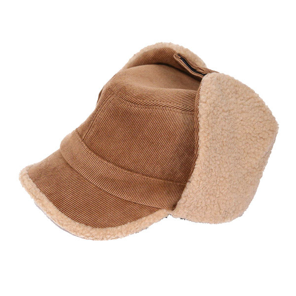 Brown Corduroy Aviator Sherpa Lining Cap Corduroy Aviator Sherpa Lining Hat Winter Hat, you’ll want to reach for this toasty warm cap for chilly days or having a bad hair day. Sherpa Cap keeps you incredibly warm will looking totally trendy & chic. Perfect Gift Birthday, Christmas, Anniversary, Valentine's Day, Loved One