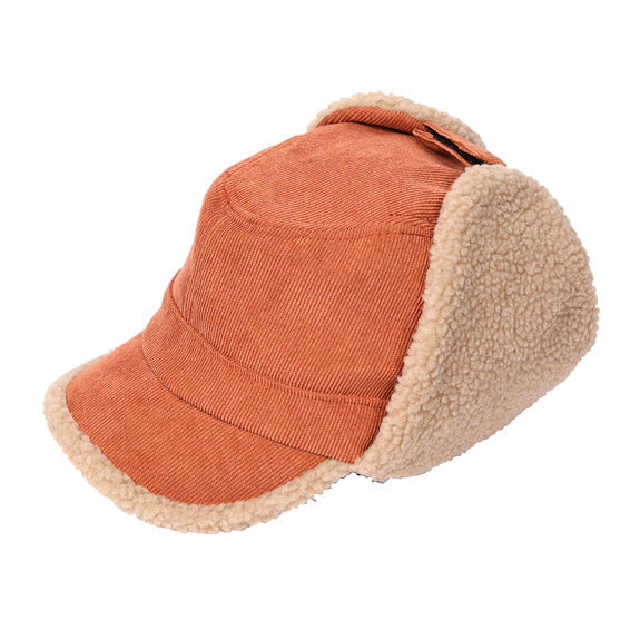 Rust Corduroy Aviator Sherpa Lining Cap Corduroy Aviator Sherpa Lining Hat Winter Hat, you’ll want to reach for this toasty warm cap for chilly days or having a bad hair day. Sherpa Cap keeps you incredibly warm will looking totally trendy & chic. Perfect Gift Birthday, Christmas, Anniversary, Valentine's Day, Loved One