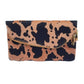Brown Cow Patterned Folding Clutch Bag, look like the ultimate fashionista when carrying this small chic bag, great for when you need something small to carry or drop in your bag, Birthday Gift, Valentine's Day Gift, Anniversary Gift, Love You Gift, Mother's Day Gift, Thank you Gift