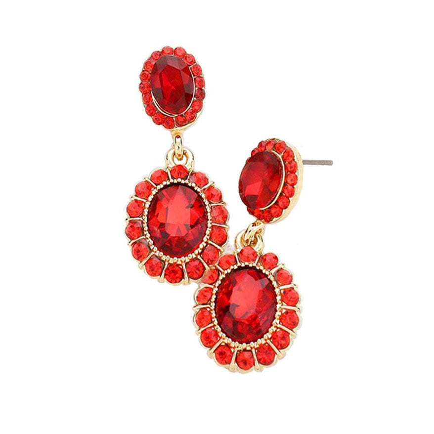Siam Crystal Rhinestone Drop Evening Earrings; Evening Jewelry Glass Crystal Teardrop Earrings; get into the groove with our gorgeous handcrafted earrings, add a pop of color to your ensemble, just the right amount of shimmer & shine, touch of class, beauty and style to any special events. Perfect Birthday Gift, Anniversary Gift, Mother's Day Gift, Graduation Gift.
