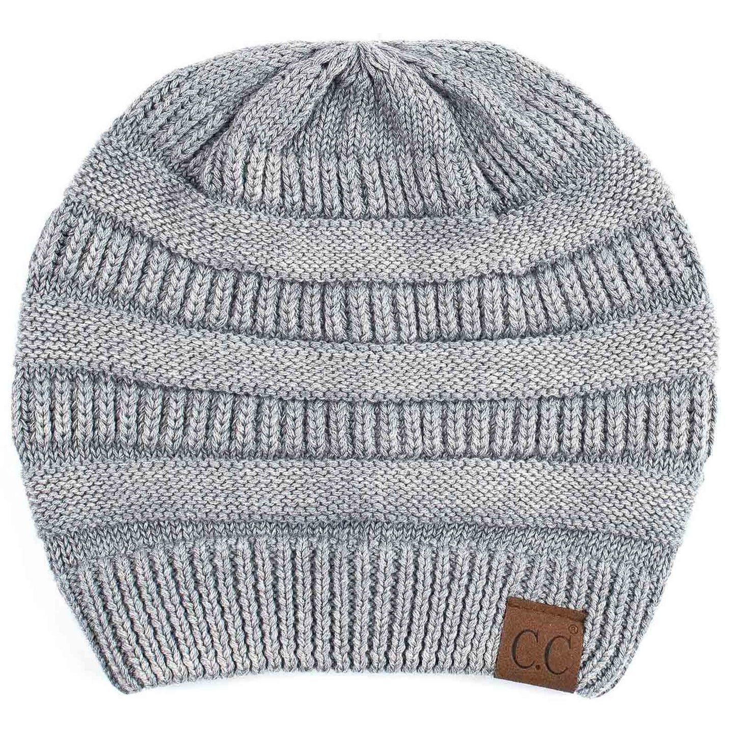 C.C Stone Washed Cotton Knit Beanie Hat