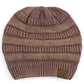 C.C Stone Washed Cotton Knit Beanie Hat