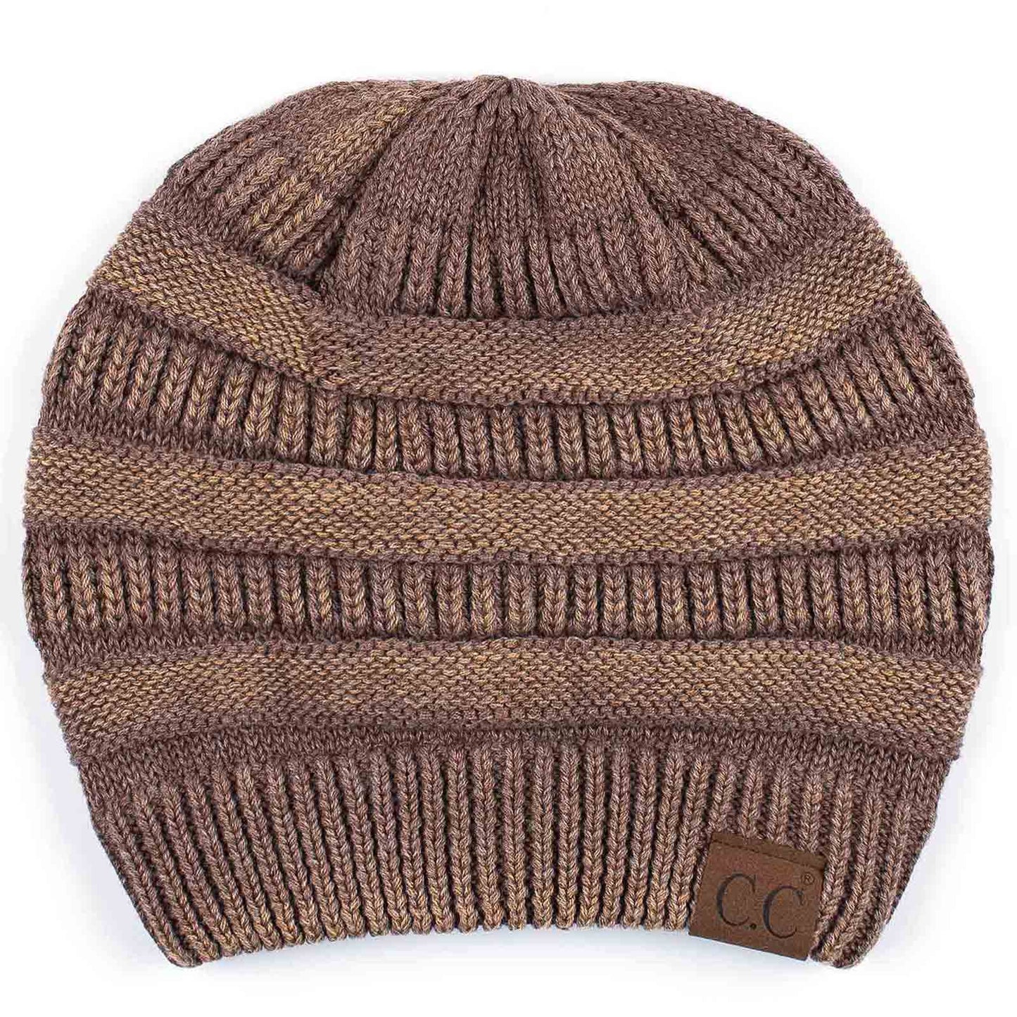 C.C Stone Washed Cotton Knit Beanie Hat
