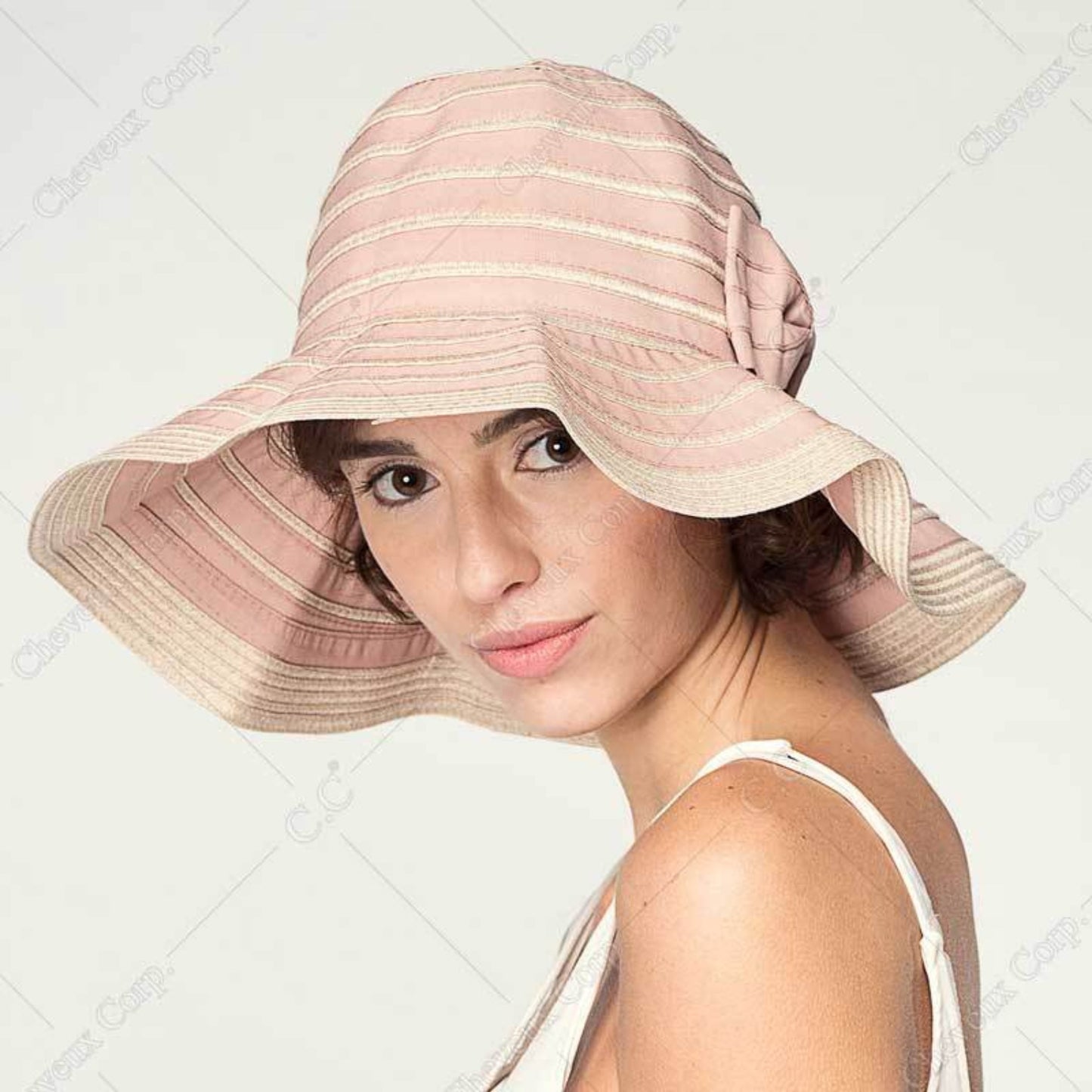 C.C Ribbon Fold Over Hat