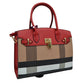 2-in-1 Top Handle Satchel Tote Handbag with Wallet