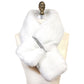 White Faux Fur Bling Pull Through Scarf, delicate, warm, on trend & fabulous, a luxe addition to any cold-weather ensemble. Great for daily wear in the cold winter to protect you against chill, classic infinity-style scarf & amps up the glamour with plush material that feels amazing snuggled up against your cheeks.