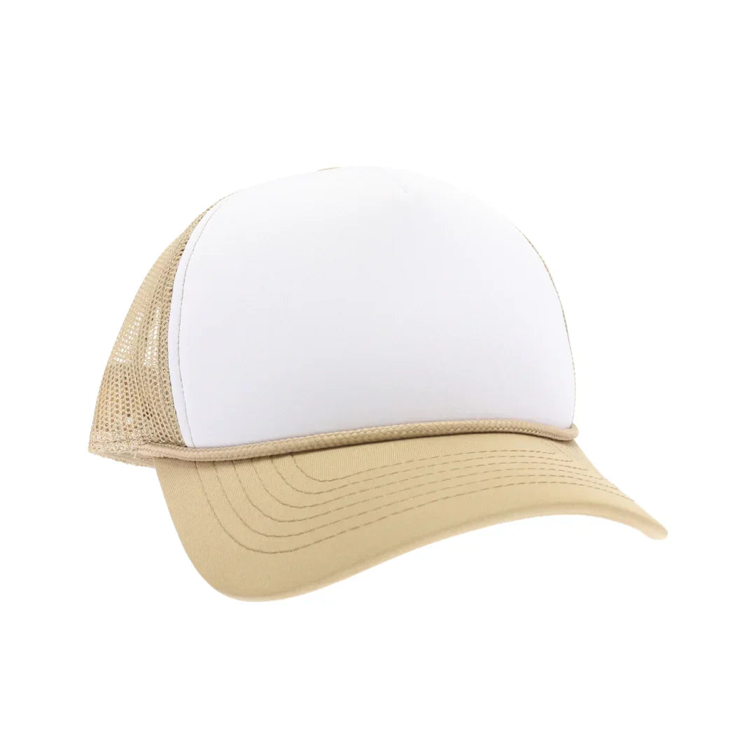 Foam Front C.C Trucker Hat combines classic trucker style with a comfortable foam front panel for a structured fit. Its breathable mesh back ensures ventilation, making it ideal for all-day wear. Designed for durability and style, this hat features adjustable sizing for a personalized fit, making it perfect for outdoor activities or casual outings.