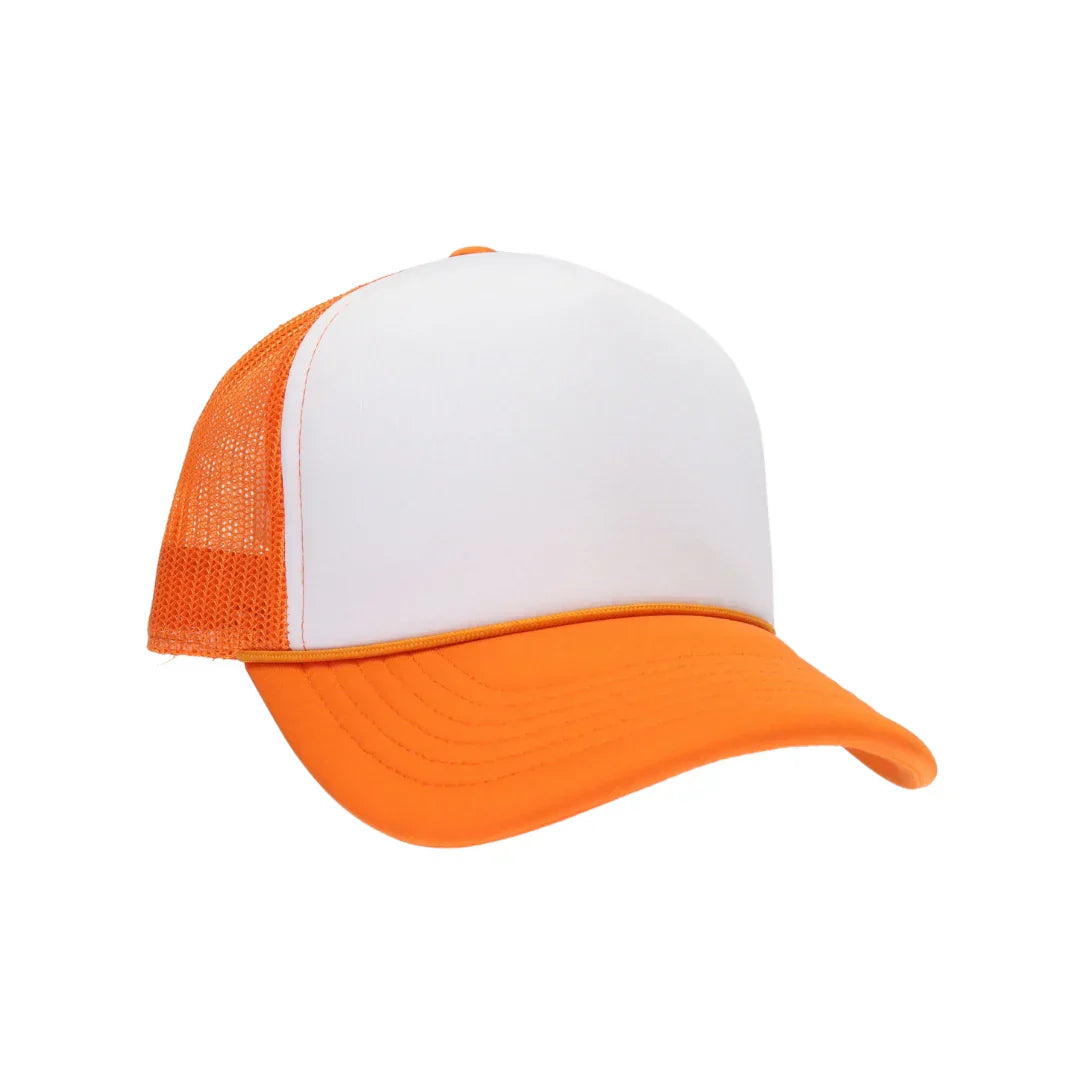 Foam Front C.C Trucker Hat combines classic trucker style with a comfortable foam front panel for a structured fit. Its breathable mesh back ensures ventilation, making it ideal for all-day wear. Designed for durability and style, this hat features adjustable sizing for a personalized fit, making it perfect for outdoor activities or casual outings.