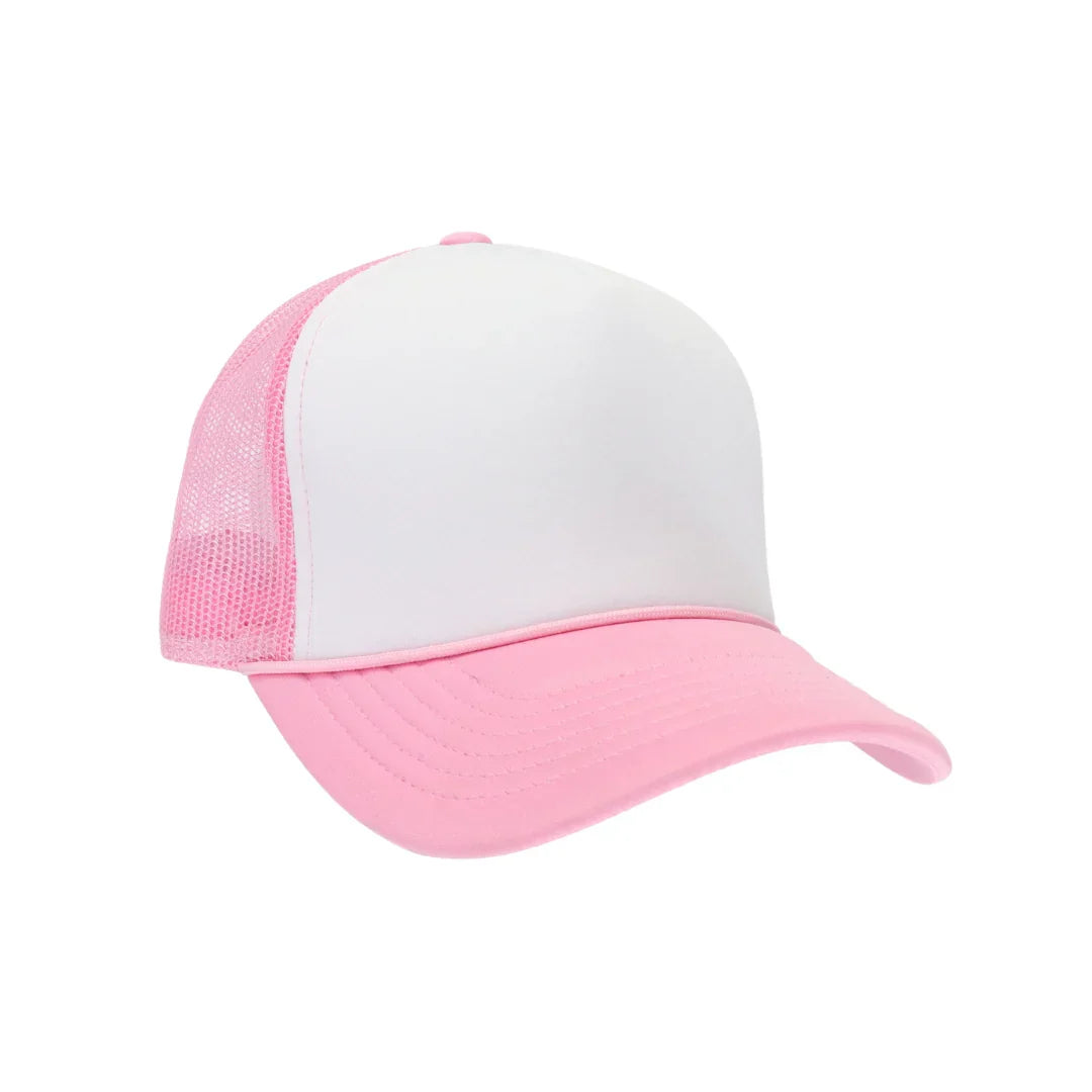Foam Front C.C Trucker Hat combines classic trucker style with a comfortable foam front panel for a structured fit. Its breathable mesh back ensures ventilation, making it ideal for all-day wear. Designed for durability and style, this hat features adjustable sizing for a personalized fit, making it perfect for outdoor activities or casual outings.