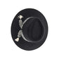 Heather-Black-The prettiest cotton band on our newest vegan fabric panama hat! The two-tone color of the fabric, the geometric cotton band trim, and the adjustable inside band make these your perfect hat for your favorite fall outfit, family pictures, a special occasion, or just because!&nbsp; We are serious when we say, don't wait to get these, they will not last long!