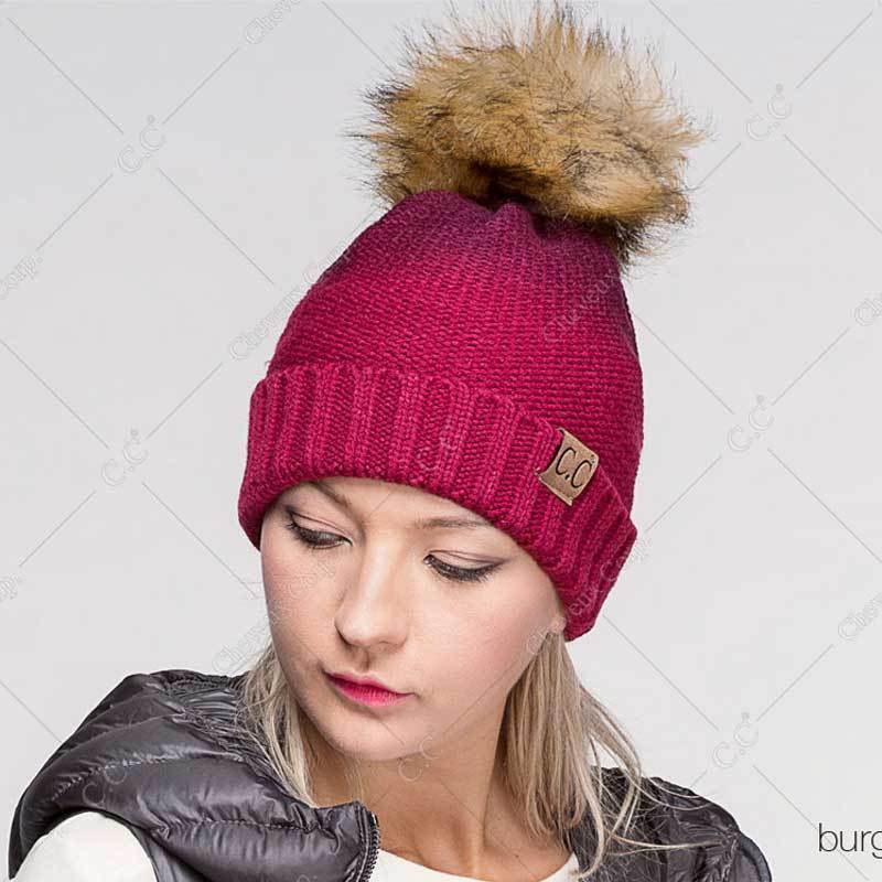 C.C Ombre Fold Over Beanie
