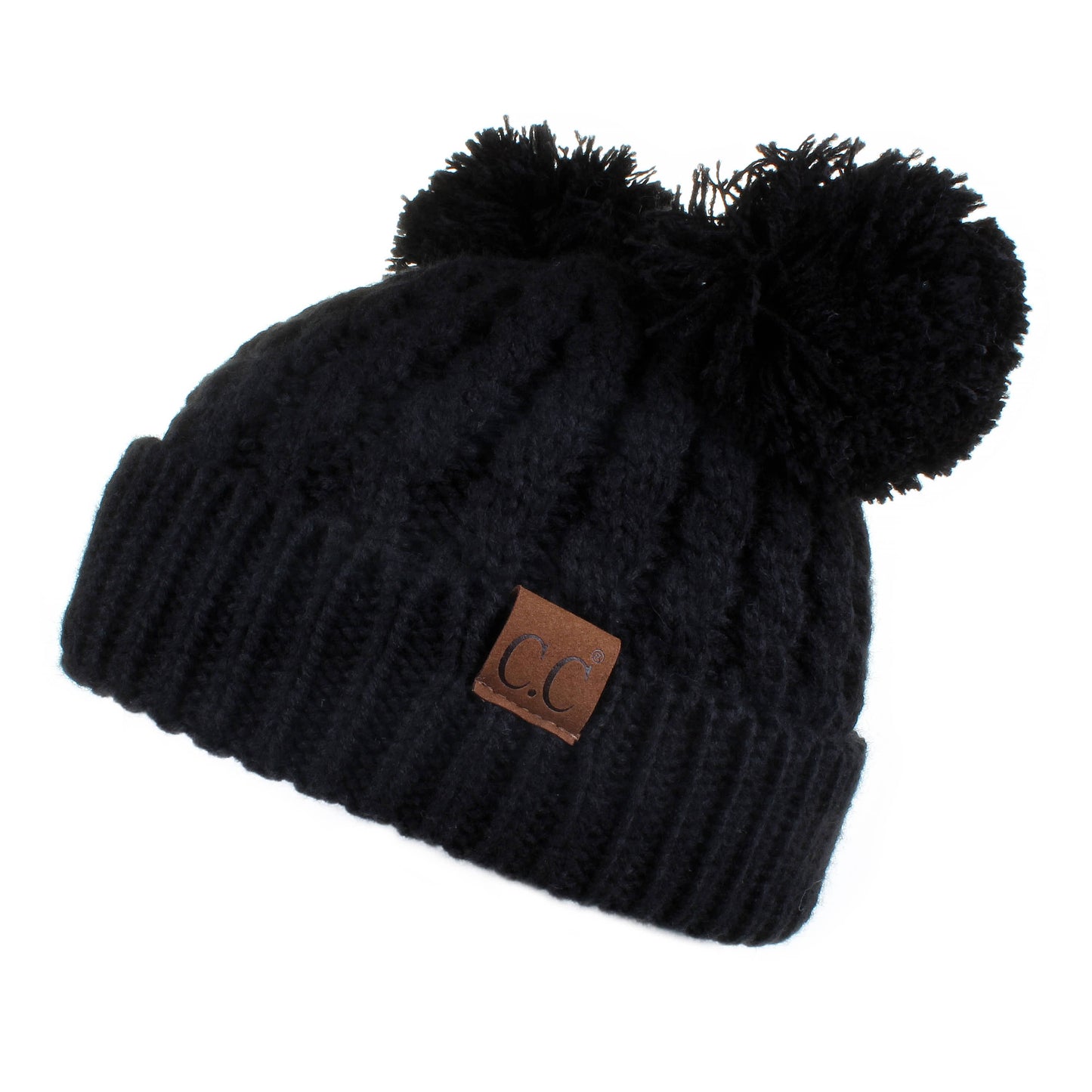 C.C Double Pom Beanie