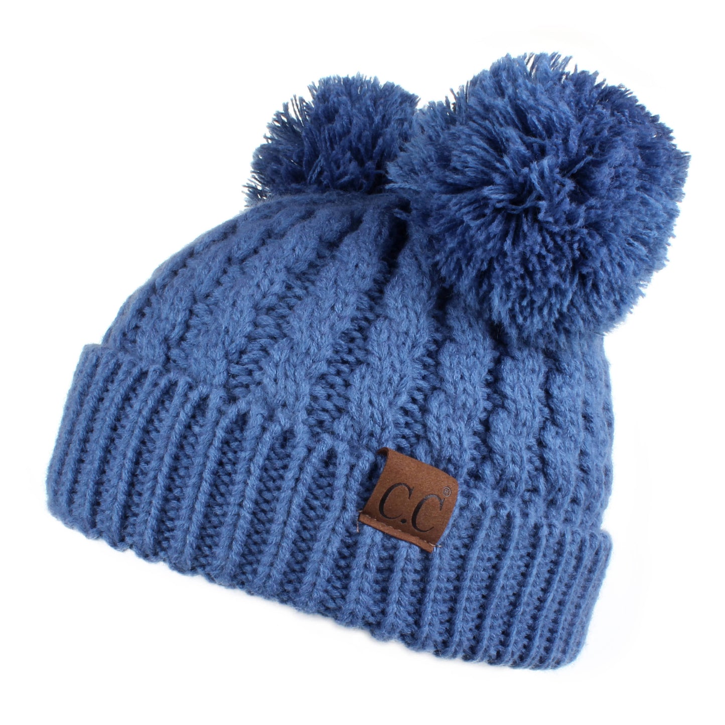 C.C Double Pom Beanie
