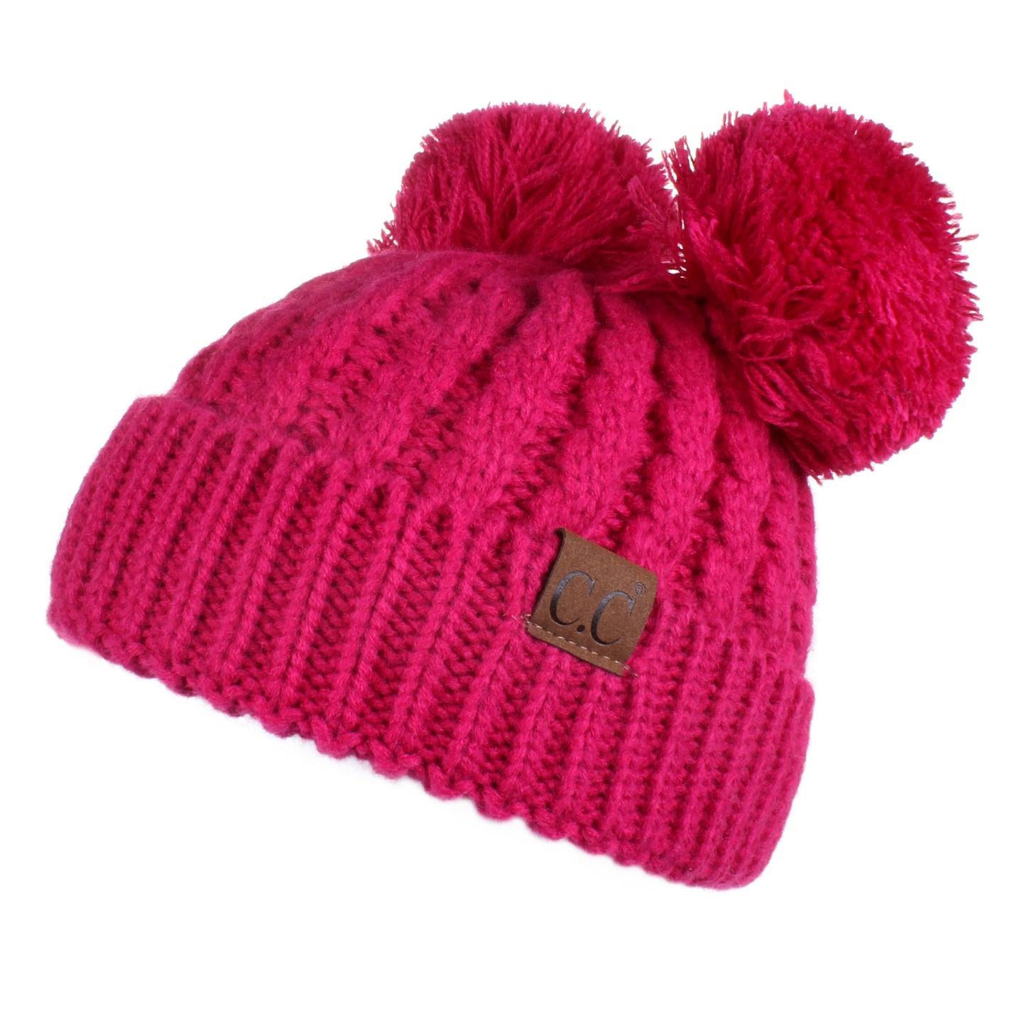 C.C Double Pom Beanie