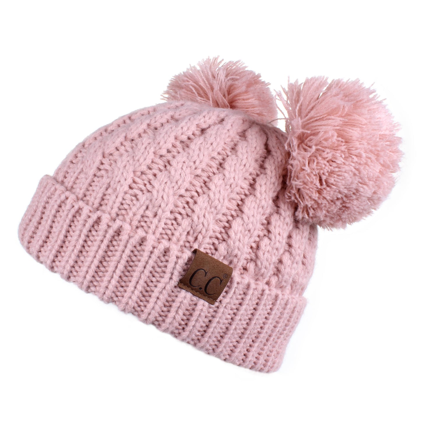 C.C Double Pom Beanie