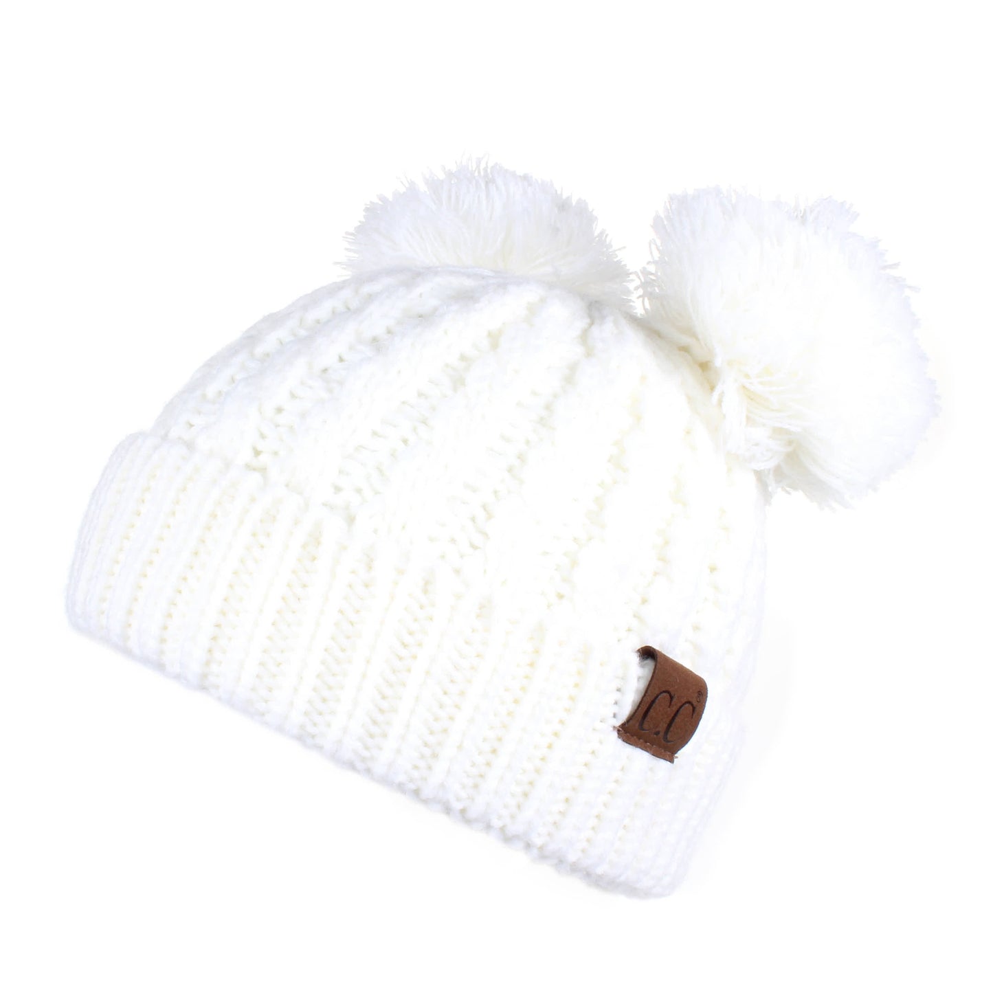 C.C Double Pom Beanie