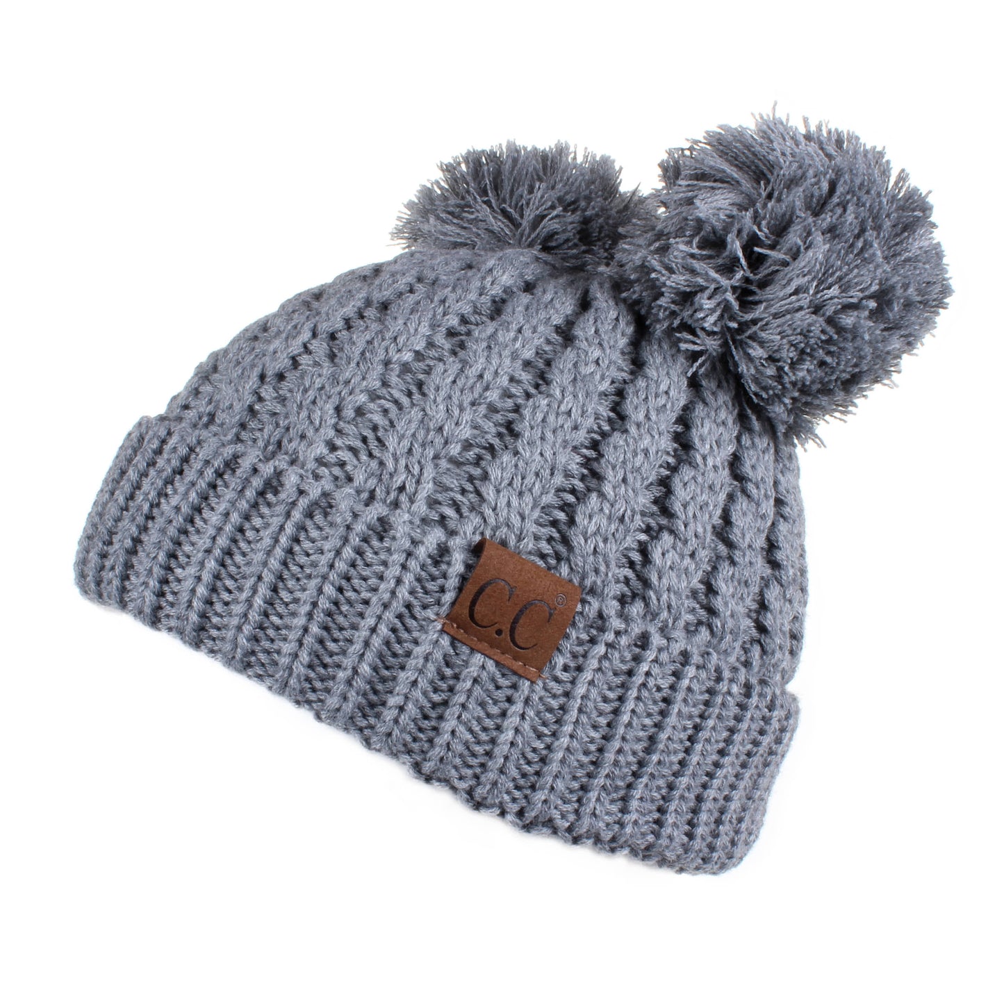 C.C Double Pom Beanie