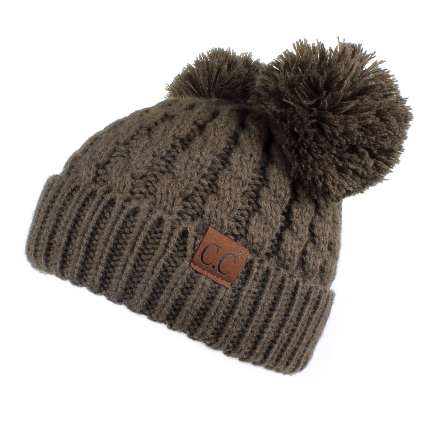 C.C Double Pom Beanie