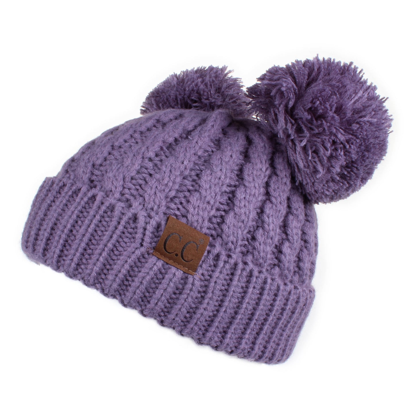 C.C Double Pom Beanie