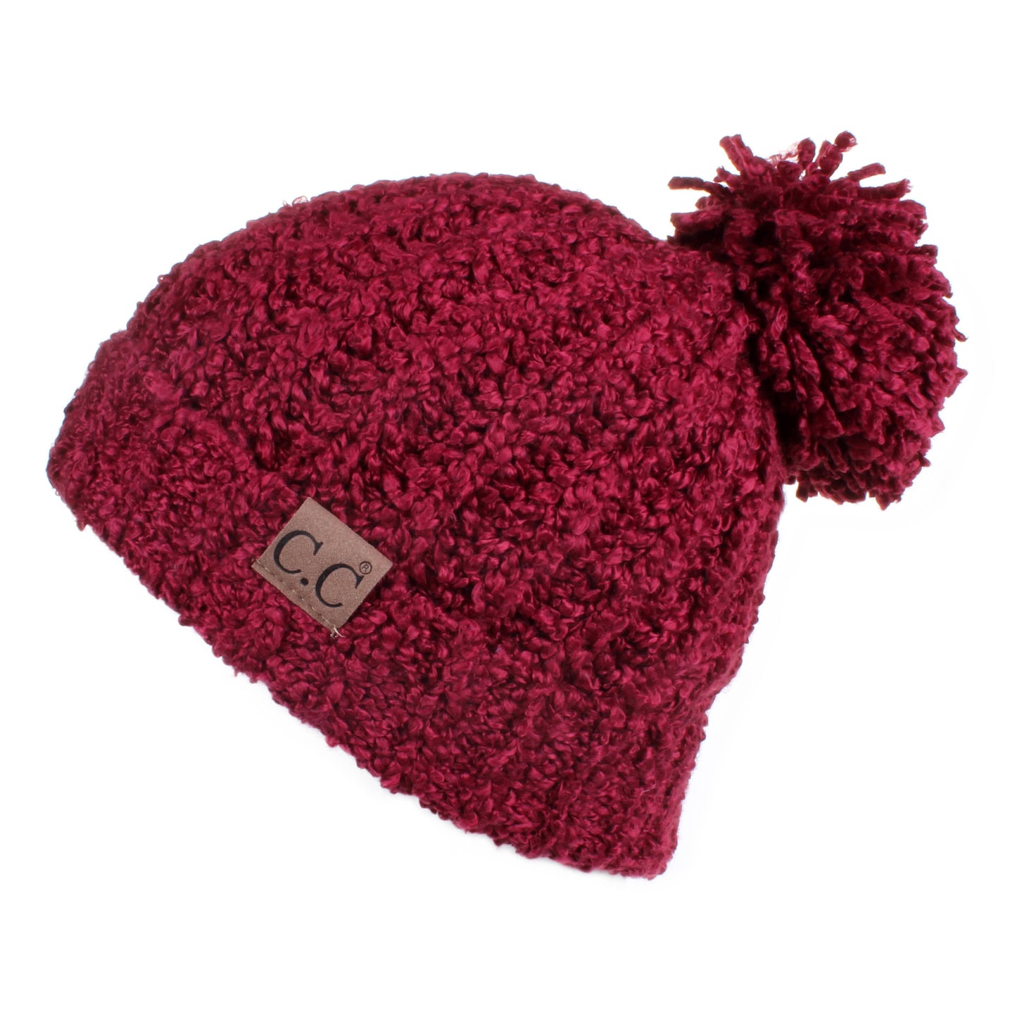 C.C New Chenille Hat With Pom