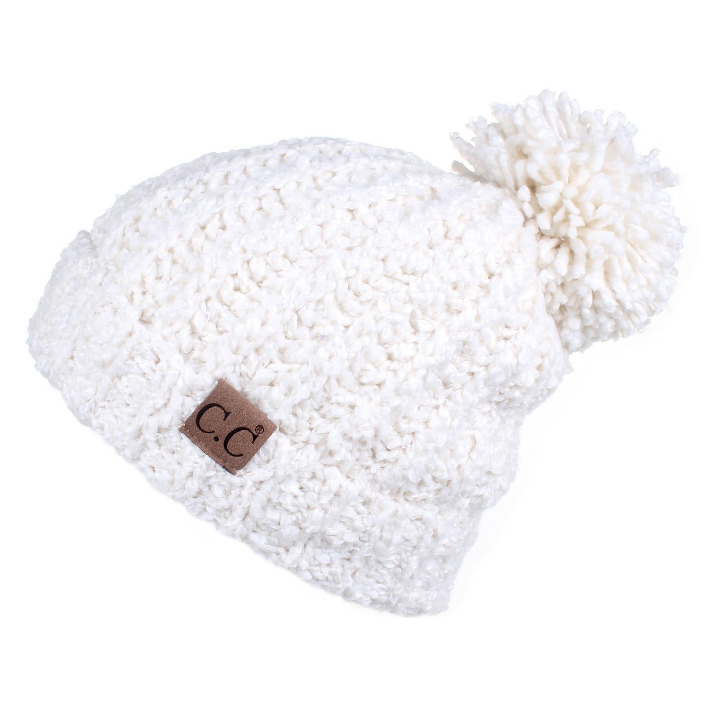C.C New Chenille Hat With Pom