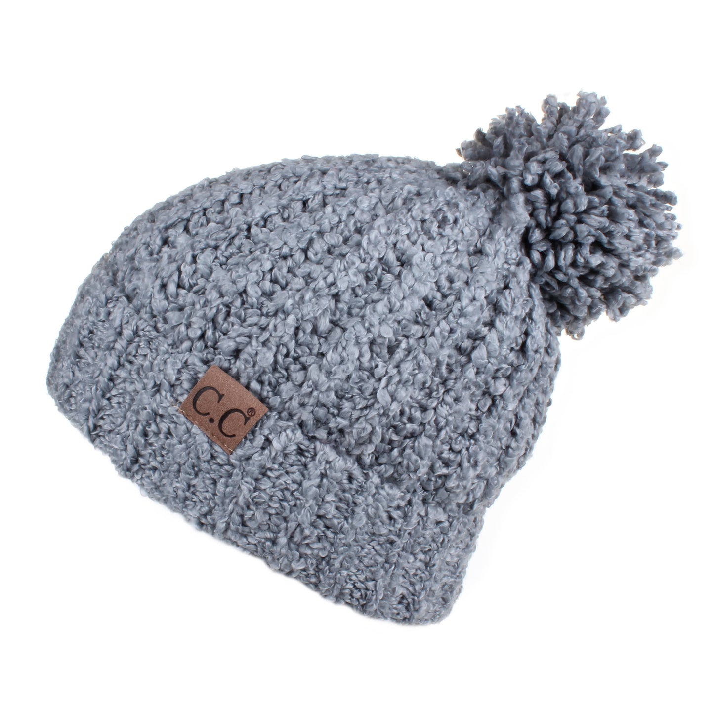 C.C New Chenille Hat With Pom