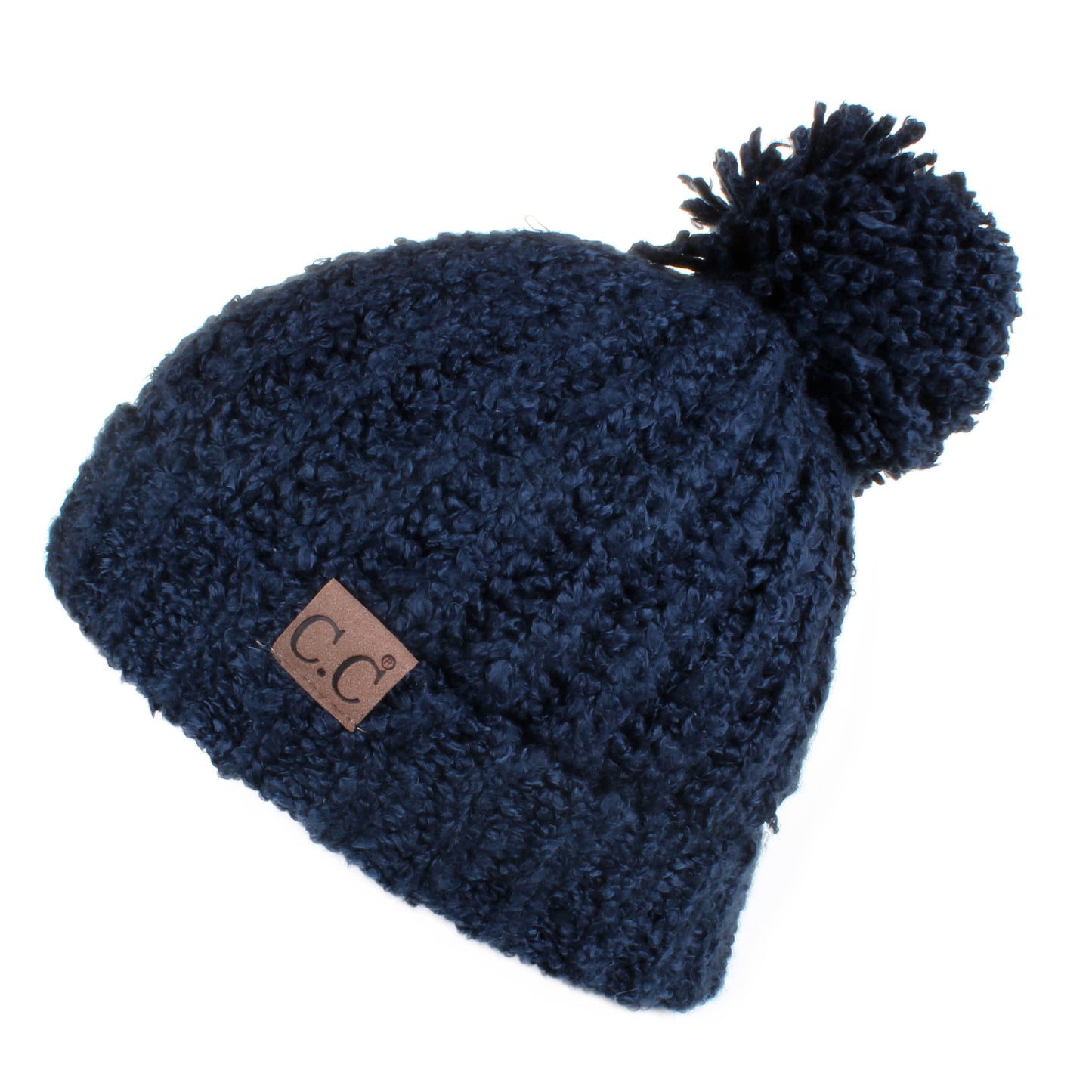 C.C New Chenille Hat With Pom