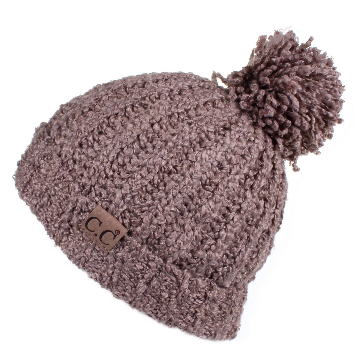 C.C New Chenille Hat With Pom