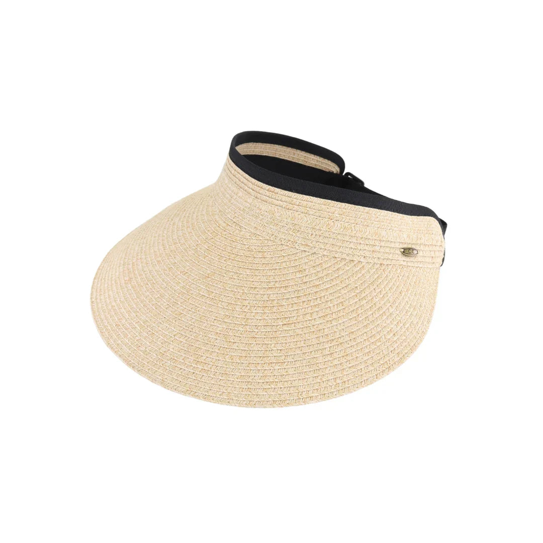 Heather Straw Visor C.C Sun Hat offers expert sun protection with a lightweight, breathable straw design. Its open-top visor style provides shade while allowing ventilation, making it ideal for outdoor activities. Crafted for comfort and durability, this hat combines practical sun defence with a stylish, natural look. Perfect for those seeking functional headwear without compromising on fashion.