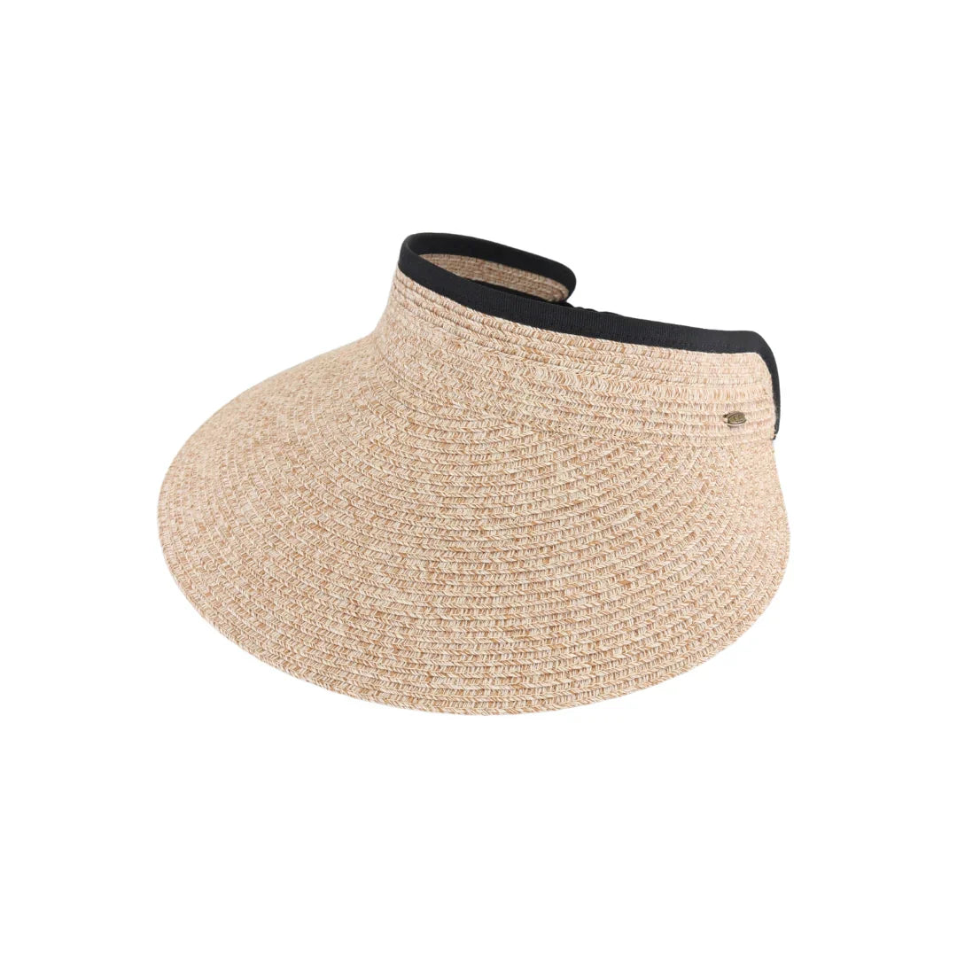 Heather Straw Visor C.C Sun Hat offers expert sun protection with a lightweight, breathable straw design. Its open-top visor style provides shade while allowing ventilation, making it ideal for outdoor activities. Crafted for comfort and durability, this hat combines practical sun defence with a stylish, natural look. Perfect for those seeking functional headwear without compromising on fashion.