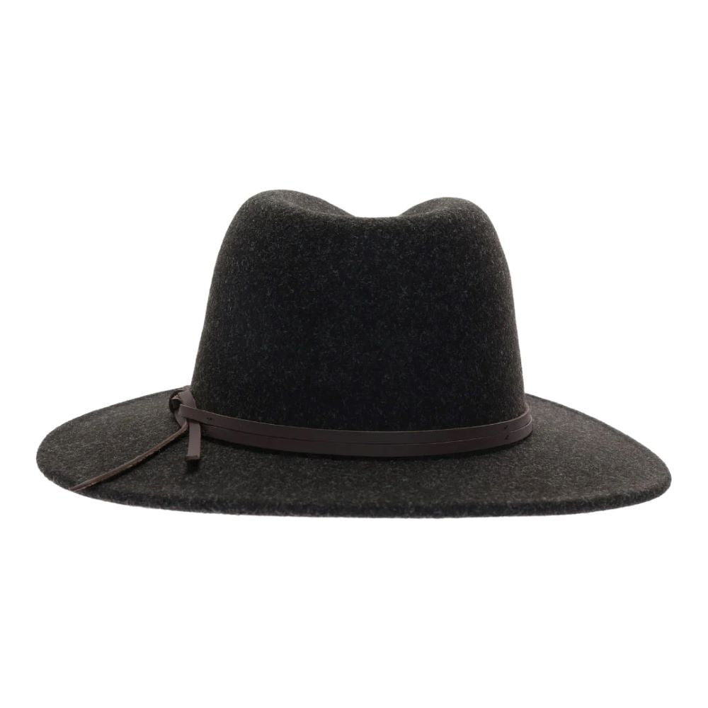 Heather-Black-A beautiful shorter brim panama hat with a hitch knot cord adds to our newest line of Vegan fabric hats!&nbsp; These are your perfect hat for your favorite fall outfit, family pictures, a special occasion, or just because!&nbsp; We are serious when we say, don't wait to get these,