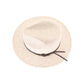 Heather-Beige-A beautiful shorter brim panama hat with a hitch knot cord adds to our newest line of Vegan fabric hats!&nbsp; These are your perfect hat for your favorite fall outfit, family pictures, a special occasion, or just because!&nbsp; We are serious when we say, don't wait to get these,