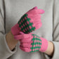 Elevate your winter style with our Holiday Plaid Pattern Smart Touch Gloves. Stay cozy and connected with these chic gloves featuring a classic plaid design and smart touch technology. Perfect for staying stylish while texting or scrolling on chilly days. Treat yourself or a friend to these must-have winter accessories.