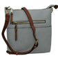 Kaylee Soft PU Vegan Leather 2 in 1 Tote Crossbody Bag - Light Gray - Crossbody Bags