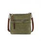 Sage Vegan Zip Pocket Crossbody Bag Faux Leather Zip Pocket Crossbody Bag Zipper top closure, lined interior, adjustable strap, accessorize like the ultimate fashionista, small crossbody will be your new favorite accessory. Perfect Birthday Gift, Anniversary Gift, Thank you Gift, Just Because Gift, Everyday Day to Night Bag