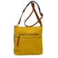 Kaylee Soft PU Vegan Leather 2 in 1 Tote Crossbody Bag - Yellow - Crossbody Bags