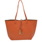 Kendra Reversible Supersoft Vegan Leather Tote Handbag - Orange/Brown - Tote Bag
