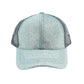 Mint Kids Glitter High Ponytail CC Ball Cap combines style and practicality, featuring a sparkling glitter finish that adds fun flair. Designed with a high ponytail opening, it comfortably accommodates various hair types and styles, making it ideal for active kids. The adjustable fit ensures secure wear during play, while the breathable fabric keeps little heads cool. Perfect for everyday use or special occasions, this cap offers both comfort and a trendy look for young fashion enthusiasts. 