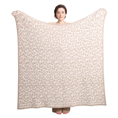 Leopard Patterned Animal Print Comfy Warm Soft Cozy Blanket - Blankets