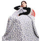 Blue Leopard Patterned Comfy Warm Soft Cozy Blanket; great for relaxing at home, watching a movie or going to sleep, this soft cozy blanket will keep you warm and comfortable. Nice and easy to fold and transport, bring this luxurious cozy blanket wherever you go! Perfect Birthday Gift, Anniversary Gift, Christmas Gift, Housewarming Present