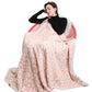Pink Leopard Patterned Comfy Warm Soft Cozy Blanket; great for relaxing at home, watching a movie or going to sleep, this soft cozy blanket will keep you warm and comfortable. Nice and easy to fold and transport, bring this luxurious cozy blanket wherever you go! Perfect Birthday Gift, Anniversary Gift, Christmas Gift, Housewarming Present
