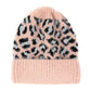 Pink Leopard Pattern Hat Rose Leopard Beanie Hat Leopard Winter Hat grab this toasty hat to keep you incredibly warm when running out the door. Accessorize with this cat ear hat, it's the autumnal touch finish your outfit. Best Gift Birthday, Christmas, Anniversary, Valentine's Day, Wife, Mom, Sister