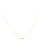 Gold Love Rhinestone Embellished Brass Metal Message Pendant Necklace. Beautifully crafted design adds a gorgeous glow to any outfit. Jewelry that fits your lifestyle! Perfect Birthday Gift, Anniversary Gift, Mother's Day Gift, Graduation Gift, Prom Jewelry, Just Because Gift, Thank you Gift, Valentine's Day Gift.