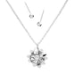 Rhodium Metal Christmas Gift Bow Pendant Necklace. Beautifully crafted design adds a gorgeous glow to any outfit. Jewelry that fits your lifestyle! Perfect Birthday Gift, Anniversary Gift, Mother's Day Gift, Anniversary Gift, Graduation Gift, Prom Jewelry, Just Because Gift, Thank you Gift.