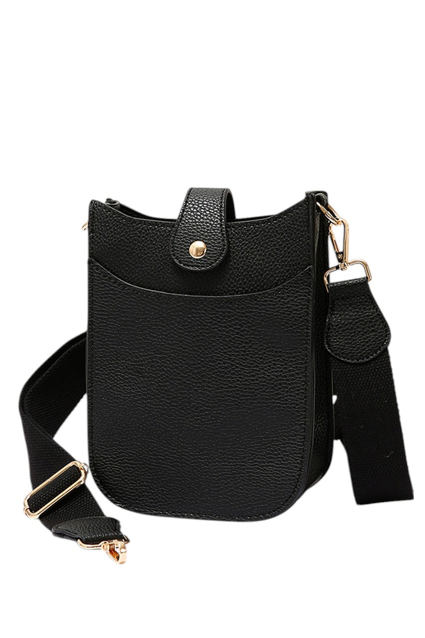 Mini PU Cellphone Cross Body Bag offers a sleek and practical solution for carrying your essentials. Crafted from durable PU leather, this design provides a lightweight yet sturdy protection that keeps your phone easily accessible. The adjustable crossbody strap ensures comfortable wear throughout the day, making it ideal for hands-free convenience during travel or daily errands. Its compact size fits most smartphones and small personal items, combining style with functionality for the modern user. 